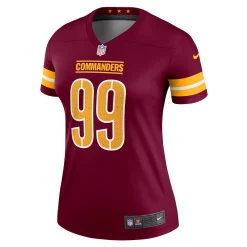 Women's Nike Chase Young Burgundy Washington Commanders Legend Jersey -Nike Clothing store 5938880 ALT2