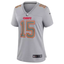 Women's Nike Patrick Mahomes Gray Kansas City Chiefs Atmosphere Fashion Game Jersey -Nike Clothing store 5938943 ALT2