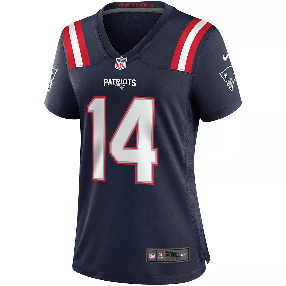 Women's Nike Steve Grogan Navy New England Patriots Game Retired Player Jersey 3 Women's Nike Steve Grogan Navy New England Patriots Game Retired Player Jersey - Image 3