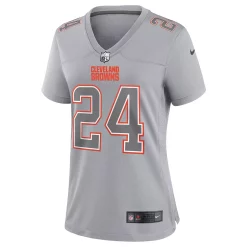 Women's Nike Nick Chubb Gray Cleveland Browns Atmosphere Fashion Game Jersey 5 Women's Nike Nick Chubb Gray Cleveland Browns Atmosphere Fashion Game Jersey -Nike Clothing store 5952568 ALT2