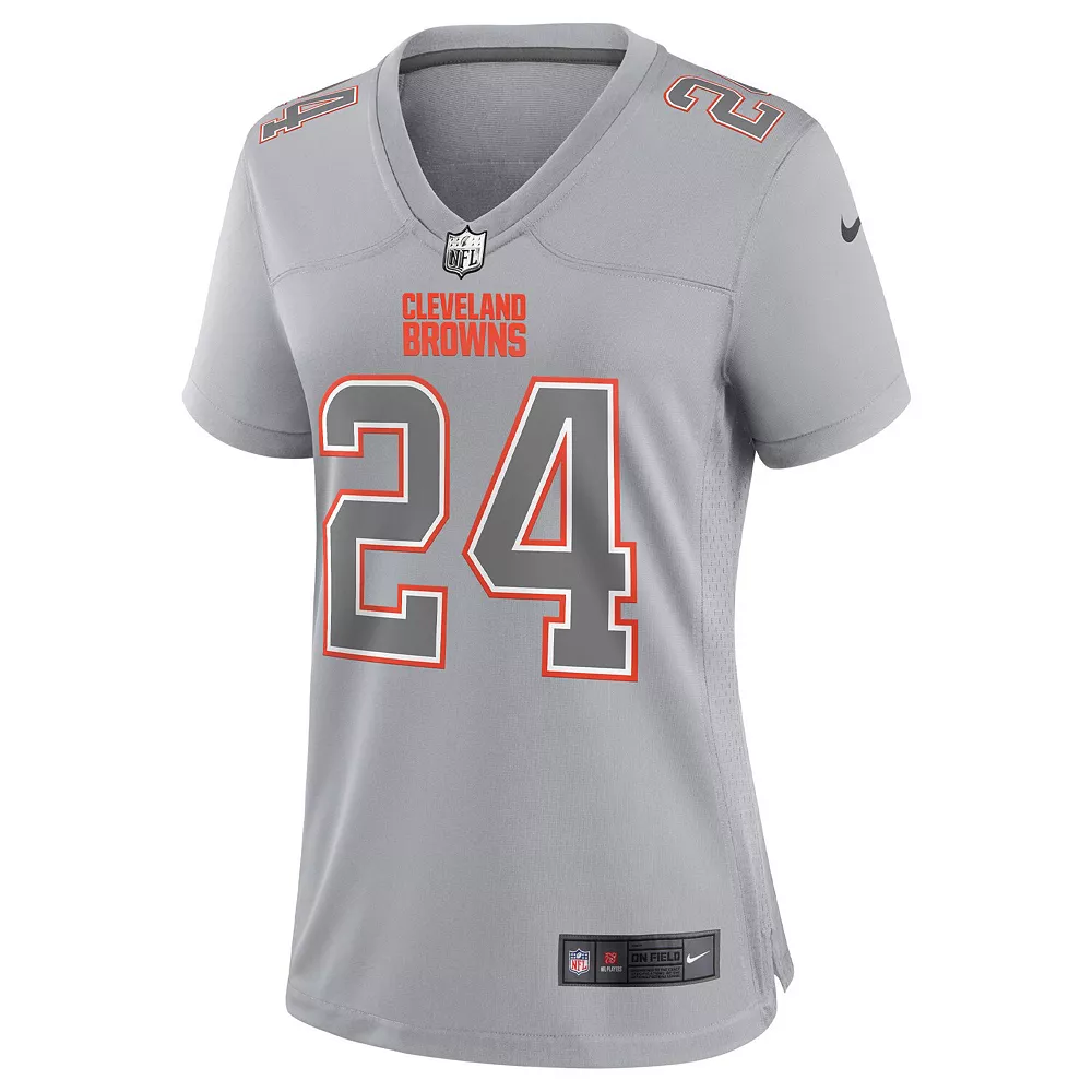 Women's Nike Nick Chubb Gray Cleveland Browns Atmosphere Fashion Game Jersey 3 Women's Nike Nick Chubb Gray Cleveland Browns Atmosphere Fashion Game Jersey - Image 3