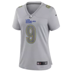 Women's Nike Matthew Stafford Gray Los Angeles Rams Atmosphere Fashion Game Jersey 5 Women's Nike Matthew Stafford Gray Los Angeles Rams Atmosphere Fashion Game Jersey -Nike Clothing store 5952624 ALT2