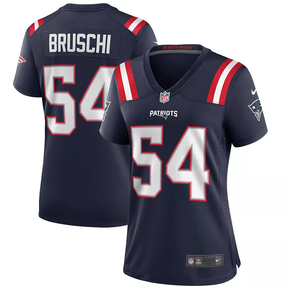 Women's Nike Tedy Bruschi Navy New England Patriots Game Retired Player Jersey 2 Women's Nike Tedy Bruschi Navy New England Patriots Game Retired Player Jersey - Image 2