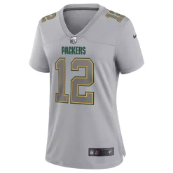 Women's Nike Aaron Rodgers Gray Green Bay Packers Atmosphere Fashion Game Jersey -Nike Clothing store 5953162 ALT2