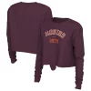 Women's Nike Maroon Virginia Tech Hokies Est. Cropped Long Sleeve T-Shirt