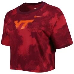 Women's Nike Maroon Virginia Tech Hokies Tie-Dye Cropped T-Shirt 5 Women's Nike Maroon Virginia Tech Hokies Tie-Dye Cropped T-Shirt -Nike Clothing store 5970084 ALT2