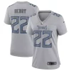 Women's Nike Derrick Henry Gray Tennessee Titans Atmosphere Fashion Game Jersey