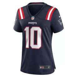 Women's Nike Mac Jones Navy New England Patriots Player Game Jersey -Nike Clothing store 5971857 ALT2
