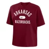 Women's Nike Cardinal Arkansas Razorbacks Clean Team Boxy T-Shirt