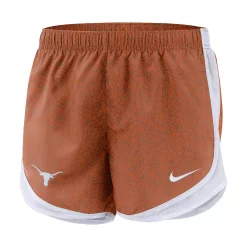 Women's Nike Texas Orange/White Texas Longhorns Performance Tempo Shorts -Nike Clothing store 5981497 ALT2