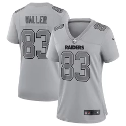 Women's Nike Darren Waller Gray Las Vegas Raiders Atmosphere Fashion Game Jersey