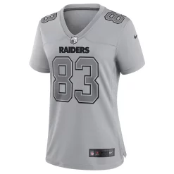 Women's Nike Darren Waller Gray Las Vegas Raiders Atmosphere Fashion Game Jersey 5 Women's Nike Darren Waller Gray Las Vegas Raiders Atmosphere Fashion Game Jersey -Nike Clothing store 5981926 ALT2