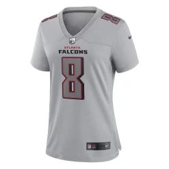 Women's Nike Kyle Pitts Gray Atlanta Falcons Atmosphere Fashion Game Jersey -Nike Clothing store 5982519 ALT2