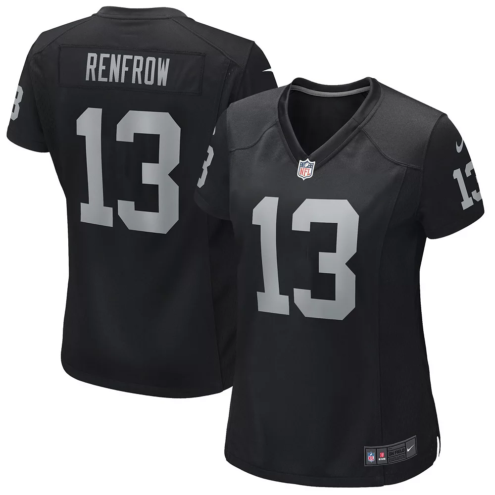 Women's Nike Hunter Renfrow Black Las Vegas Raiders Game Player Jersey 1 Women's Nike Hunter Renfrow Black Las Vegas Raiders Game Player Jersey