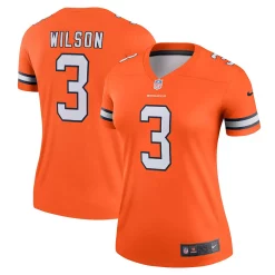 Women's Nike Russell Wilson Orange Denver Broncos Alternate Legend Jersey
