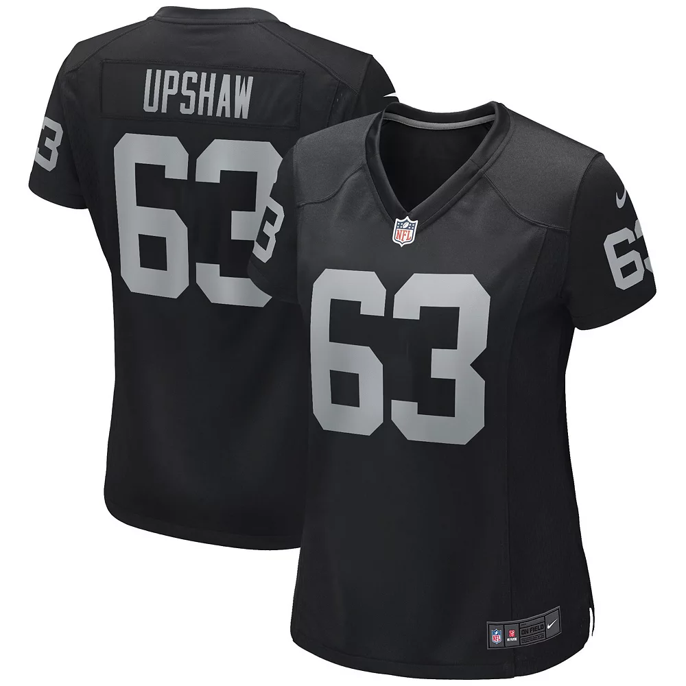 Women's Nike Gene Upshaw Black Las Vegas Raiders Game Retired Player Jersey 2 Women's Nike Gene Upshaw Black Las Vegas Raiders Game Retired Player Jersey - Image 2