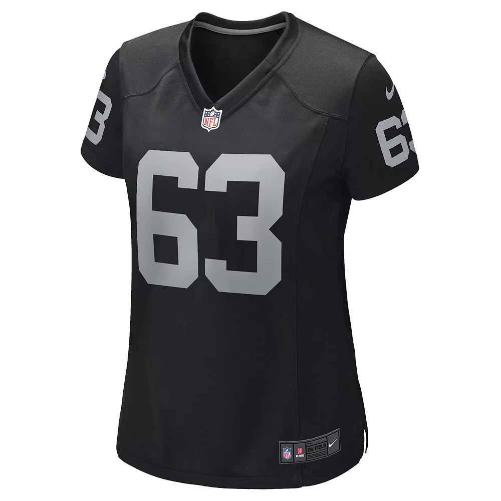 Women's Nike Gene Upshaw Black Las Vegas Raiders Game Retired Player Jersey 3 Women's Nike Gene Upshaw Black Las Vegas Raiders Game Retired Player Jersey - Image 3