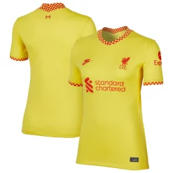 Women's Nike Yellow Liverpool 2021/22 Third Breathe Stadium Jersey