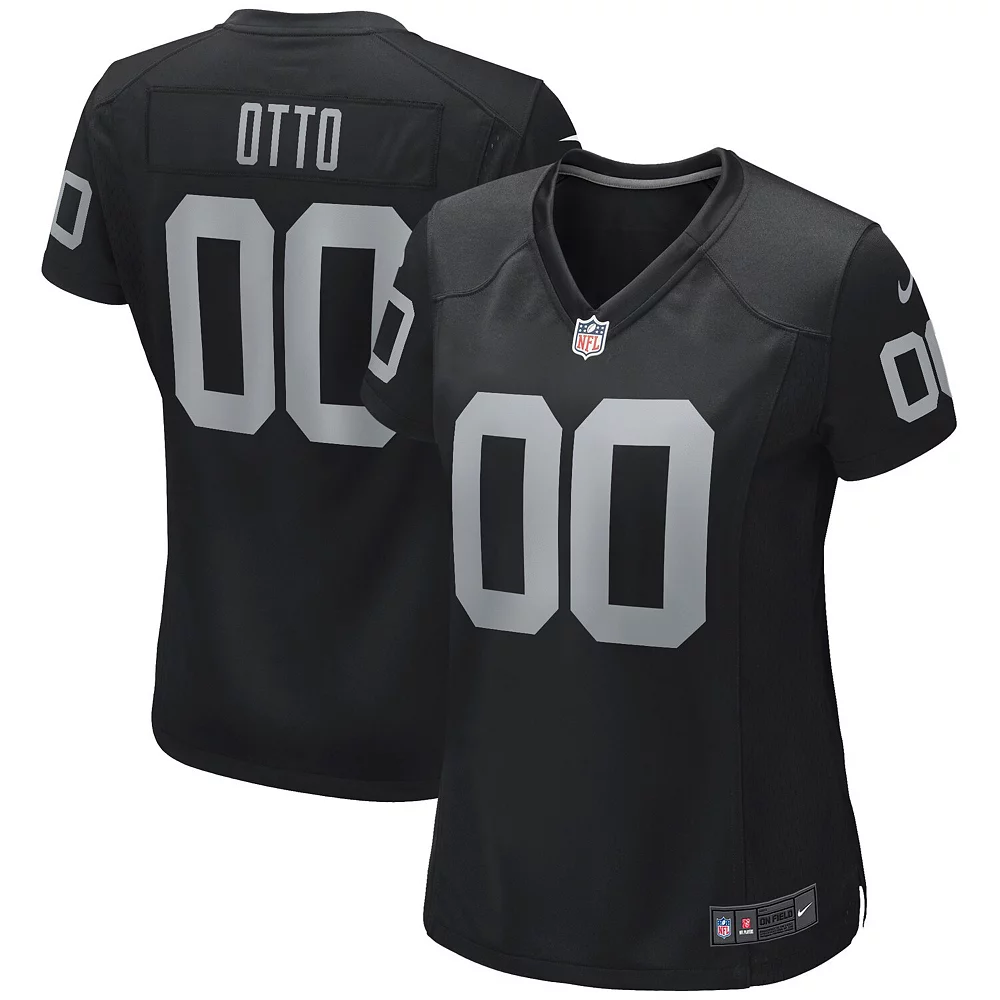 Women's Nike Jim Otto Black Las Vegas Raiders Game Retired Player Jersey 1 Women's Nike Jim Otto Black Las Vegas Raiders Game Retired Player Jersey