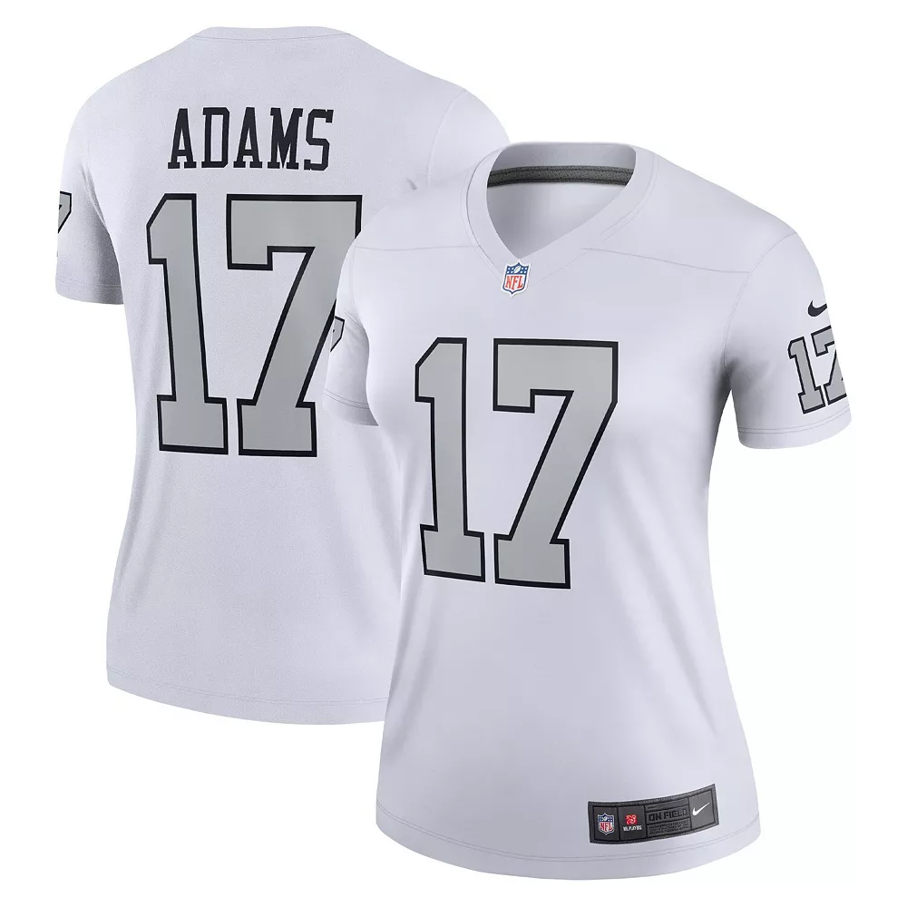 Women's Nike Davante Adams White Las Vegas Raiders Alternate Legend Jersey 2 Women's Nike Davante Adams White Las Vegas Raiders Alternate Legend Jersey - Image 2