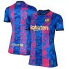 Women's Nike Blue Barcelona 2021/22 Third Breathe Stadium Replica Jersey