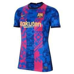 Women's Nike Blue Barcelona 2021/22 Third Breathe Stadium Replica Jersey -Nike Clothing store 6011541 ALT2