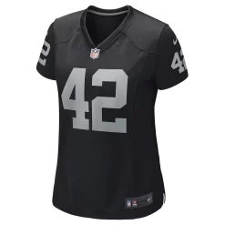 Women's Nike Ronnie Lott Black Las Vegas Raiders Game Retired Player Jersey -Nike Clothing store 6011840 ALT2