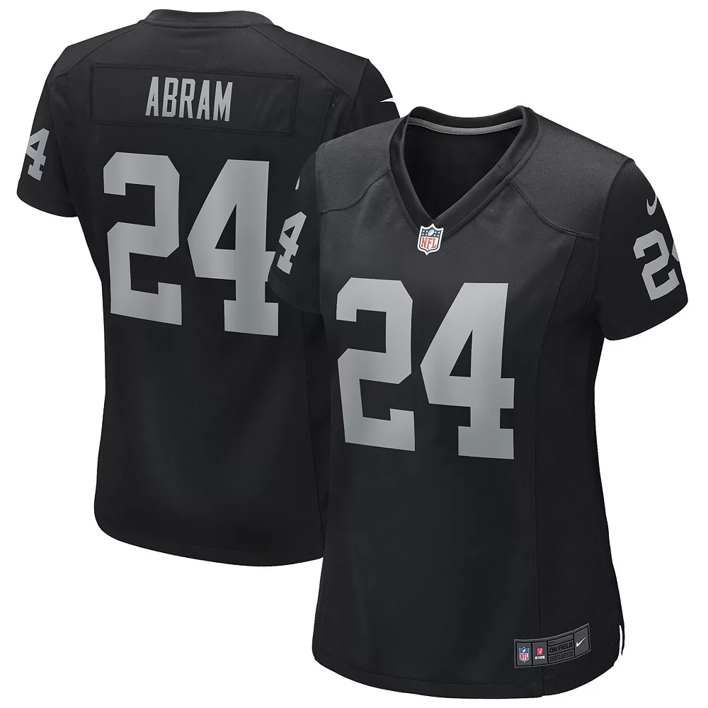Women's Nike Johnathan Abram Black Las Vegas Raiders Game Jersey 2 Women's Nike Johnathan Abram Black Las Vegas Raiders Game Jersey - Image 2