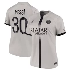 Women's Nike Lionel Messi Black Paris Saint-Germain 2022/23 Away Breathe Stadium Replica Player Jersey