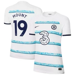 Women's Nike Mason Mount White Chelsea 2022/23 Away Breathe Stadium Replica Player Jersey