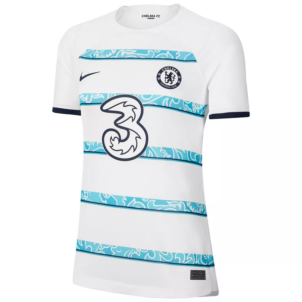 Women's Nike Mason Mount White Chelsea 2022/23 Away Breathe Stadium Replica Player Jersey 3 Women's Nike Mason Mount White Chelsea 2022/23 Away Breathe Stadium Replica Player Jersey - Image 3