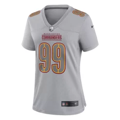 Women's Nike Chase Young Gray Washington Commanders Atmosphere Fashion Game Jersey -Nike Clothing store 6024580 ALT2