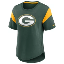 Women's Nike Heathered Green Green Bay Packers Primary Logo Slub Fashion Top 5 Women's Nike Heathered Green Green Bay Packers Primary Logo Slub Fashion Top -Nike Clothing store 6024811 ALT2