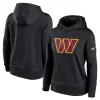 Women's Nike Black Washington Commanders Team Performance Pullover Hoodie