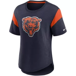Women's Nike Heathered Navy Chicago Bears Primary Logo Slub Fashion Top 5 Women's Nike Heathered Navy Chicago Bears Primary Logo Slub Fashion Top -Nike Clothing store 6025506 ALT2