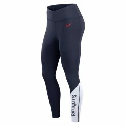 Women's Nike Navy/White New England Patriots 7/8 Performance Leggings -Nike Clothing store 6025825 ALT2
