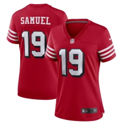 Women's Nike Deebo Samuel Scarlet San Francisco 49ers Alternate Team Game Jersey