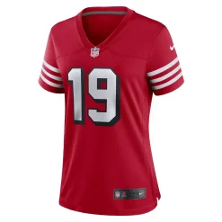 Women's Nike Deebo Samuel Scarlet San Francisco 49ers Alternate Team Game Jersey 5 Women's Nike Deebo Samuel Scarlet San Francisco 49ers Alternate Team Game Jersey -Nike Clothing store 6025944 ALT2