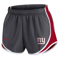 Women's Nike Charcoal New York Giants Logo Performance Tempo Shorts -Nike Clothing store 6025973 ALT2