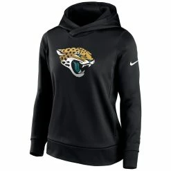 Women's Nike Black Jacksonville Jaguars Performance Pullover Hoodie -Nike Clothing store 6026062 ALT2