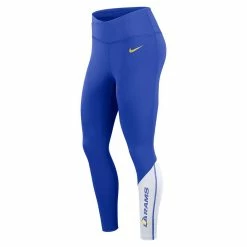Women's Nike Royal/White Los Angeles Rams 7/8 Performance Leggings -Nike Clothing store 6026080 ALT2