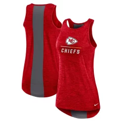 Women's Nike Red Kansas City Chiefs High Neck Performance Tank Top