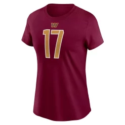 Women's Nike Terry McLaurin Burgundy Washington Commanders Player Name & Number T-Shirt -Nike Clothing store 6026592 ALT2