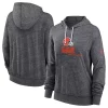 Women's Nike Heathered Charcoal Cleveland Browns Team Spirit Gym Vintage Pullover Hoodie