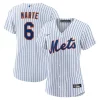 Women's Nike Starling Marte White New York Mets Home Replica Player Jersey
