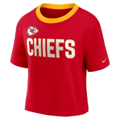Women's Nike Red Kansas City Chiefs High Hip Fashion Cropped Top -Nike Clothing store 6026944 ALT2