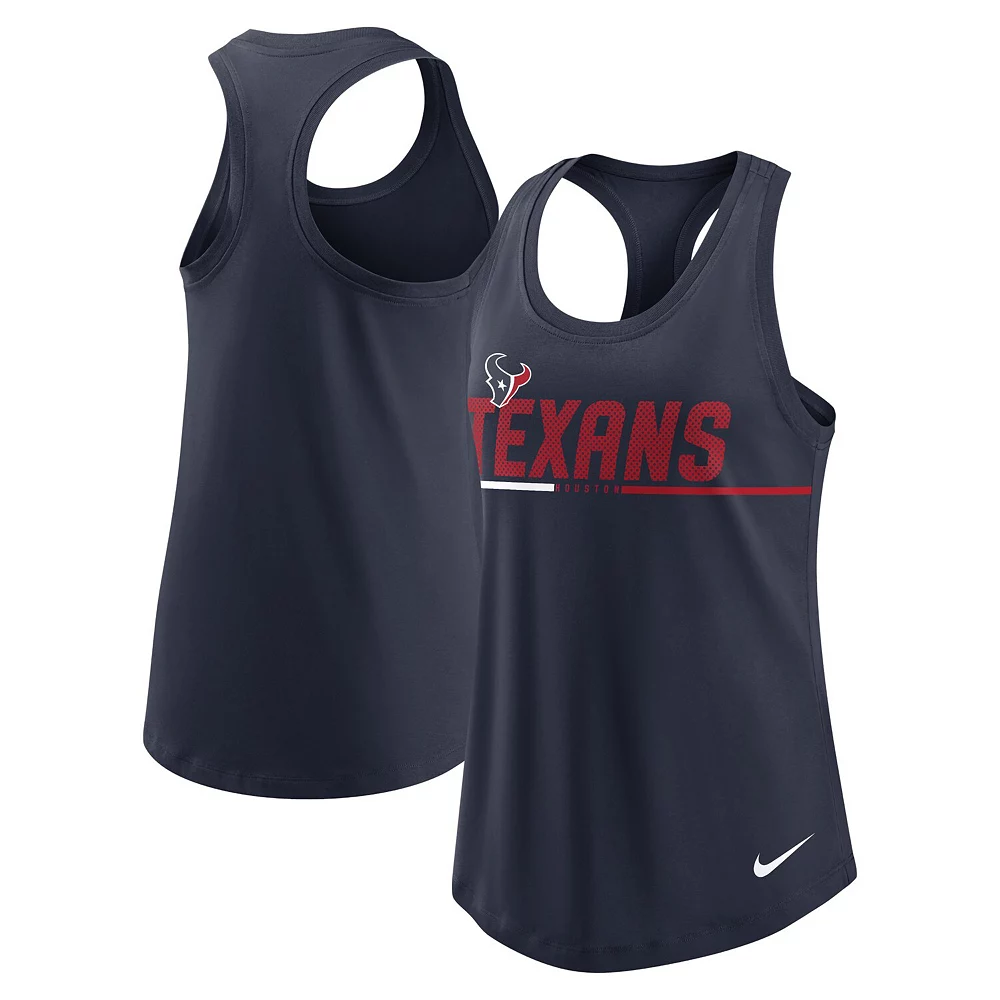 Women's Nike Navy Houston Texans Team Name City Tri-Blend Racerback Tank Top 1 Women's Nike Navy Houston Texans Team Name City Tri-Blend Racerback Tank Top