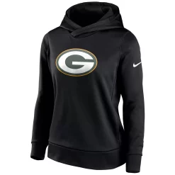 Women's Nike Black Green Bay Packers Performance Pullover Hoodie 5 Women's Nike Black Green Bay Packers Performance Pullover Hoodie -Nike Clothing store 6027142 ALT2