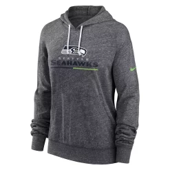Women's Nike Heathered Charcoal Seattle Seahawks Team Spirit Gym Vintage Performance Pullover Hoodie 5 Women's Nike Heathered Charcoal Seattle Seahawks Team Spirit Gym Vintage Performance Pullover Hoodie -Nike Clothing store 6027360 ALT2
