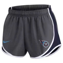 Women's Nike Charcoal Tennessee Titans Logo Performance Tempo Shorts -Nike Clothing store 6027454 ALT2
